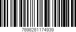 Código de barras (EAN, GTIN, SKU, ISBN): '7898281174939'