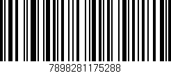 Código de barras (EAN, GTIN, SKU, ISBN): '7898281175288'