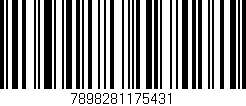 Código de barras (EAN, GTIN, SKU, ISBN): '7898281175431'