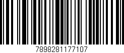 Código de barras (EAN, GTIN, SKU, ISBN): '7898281177107'