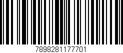 Código de barras (EAN, GTIN, SKU, ISBN): '7898281177701'