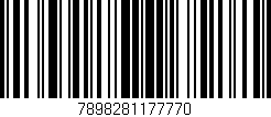 Código de barras (EAN, GTIN, SKU, ISBN): '7898281177770'