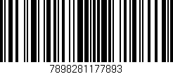 Código de barras (EAN, GTIN, SKU, ISBN): '7898281177893'