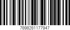Código de barras (EAN, GTIN, SKU, ISBN): '7898281177947'
