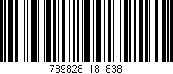 Código de barras (EAN, GTIN, SKU, ISBN): '7898281181838'
