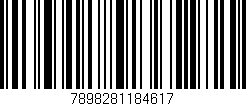 Código de barras (EAN, GTIN, SKU, ISBN): '7898281184617'