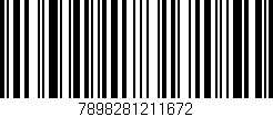 Código de barras (EAN, GTIN, SKU, ISBN): '7898281211672'