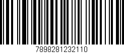 Código de barras (EAN, GTIN, SKU, ISBN): '7898281232110'