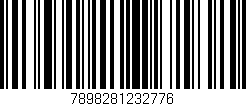 Código de barras (EAN, GTIN, SKU, ISBN): '7898281232776'