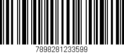 Código de barras (EAN, GTIN, SKU, ISBN): '7898281233599'