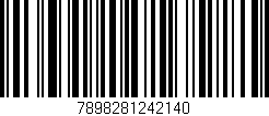 Código de barras (EAN, GTIN, SKU, ISBN): '7898281242140'