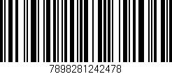 Código de barras (EAN, GTIN, SKU, ISBN): '7898281242478'