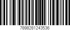 Código de barras (EAN, GTIN, SKU, ISBN): '7898281243536'