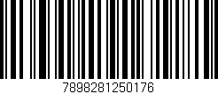 Código de barras (EAN, GTIN, SKU, ISBN): '7898281250176'