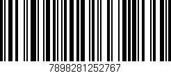 Código de barras (EAN, GTIN, SKU, ISBN): '7898281252767'