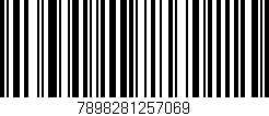 Código de barras (EAN, GTIN, SKU, ISBN): '7898281257069'