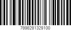 Código de barras (EAN, GTIN, SKU, ISBN): '7898281329100'