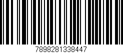 Código de barras (EAN, GTIN, SKU, ISBN): '7898281338447'
