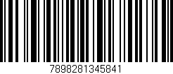 Código de barras (EAN, GTIN, SKU, ISBN): '7898281345841'