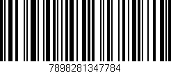 Código de barras (EAN, GTIN, SKU, ISBN): '7898281347784'