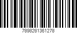 Código de barras (EAN, GTIN, SKU, ISBN): '7898281361278'