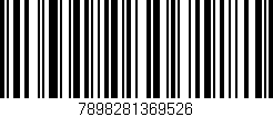 Código de barras (EAN, GTIN, SKU, ISBN): '7898281369526'