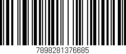 Código de barras (EAN, GTIN, SKU, ISBN): '7898281376685'