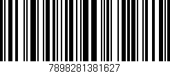 Código de barras (EAN, GTIN, SKU, ISBN): '7898281381627'