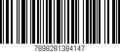 Código de barras (EAN, GTIN, SKU, ISBN): '7898281384147'