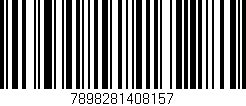 Código de barras (EAN, GTIN, SKU, ISBN): '7898281408157'