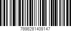 Código de barras (EAN, GTIN, SKU, ISBN): '7898281409147'