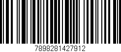 Código de barras (EAN, GTIN, SKU, ISBN): '7898281427912'