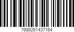 Código de barras (EAN, GTIN, SKU, ISBN): '7898281437164'
