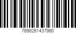 Código de barras (EAN, GTIN, SKU, ISBN): '7898281437980'