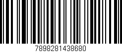 Código de barras (EAN, GTIN, SKU, ISBN): '7898281438680'