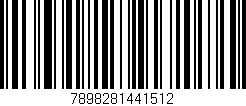 Código de barras (EAN, GTIN, SKU, ISBN): '7898281441512'