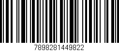 Código de barras (EAN, GTIN, SKU, ISBN): '7898281449822'