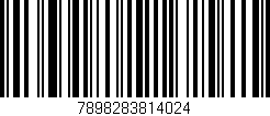Código de barras (EAN, GTIN, SKU, ISBN): '7898283814024'