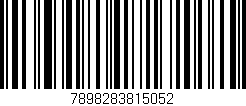 Código de barras (EAN, GTIN, SKU, ISBN): '7898283815052'