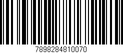 Código de barras (EAN, GTIN, SKU, ISBN): '7898284810070'