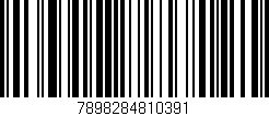 Código de barras (EAN, GTIN, SKU, ISBN): '7898284810391'