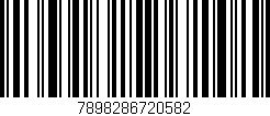 Código de barras (EAN, GTIN, SKU, ISBN): '7898286720582'