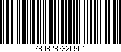 Código de barras (EAN, GTIN, SKU, ISBN): '7898289320901'