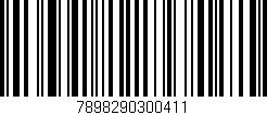 Código de barras (EAN, GTIN, SKU, ISBN): '7898290300411'