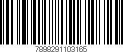 Código de barras (EAN, GTIN, SKU, ISBN): '7898291103165'