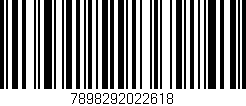Código de barras (EAN, GTIN, SKU, ISBN): '7898292022618'