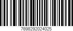 Código de barras (EAN, GTIN, SKU, ISBN): '7898292024025'