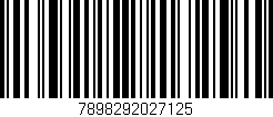 Código de barras (EAN, GTIN, SKU, ISBN): '7898292027125'