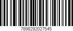 Código de barras (EAN, GTIN, SKU, ISBN): '7898292027545'