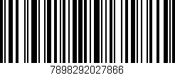 Código de barras (EAN, GTIN, SKU, ISBN): '7898292027866'